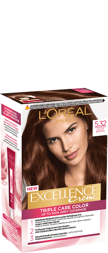 Hiusväri 532 Solar Brown Excellence Creme pakkauskuva